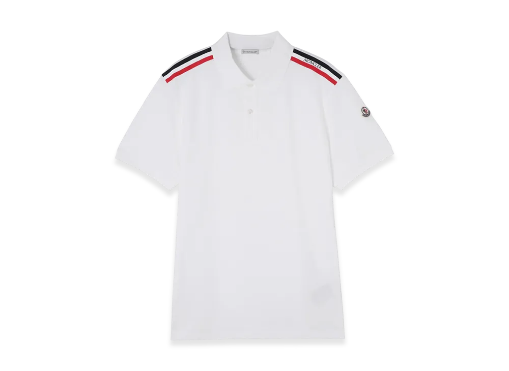 MONCLER Mens Polo Shirt "White"