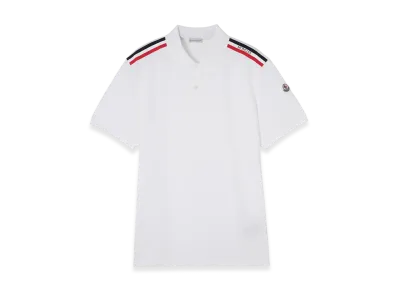 MONCLER Mens Polo Shirt "White"