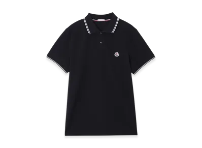 MONCLER Mens Polo Shirt "Darkblue"