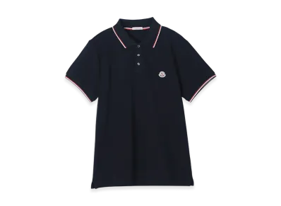 MONCLER Mens Polo Shirt "Navy"
