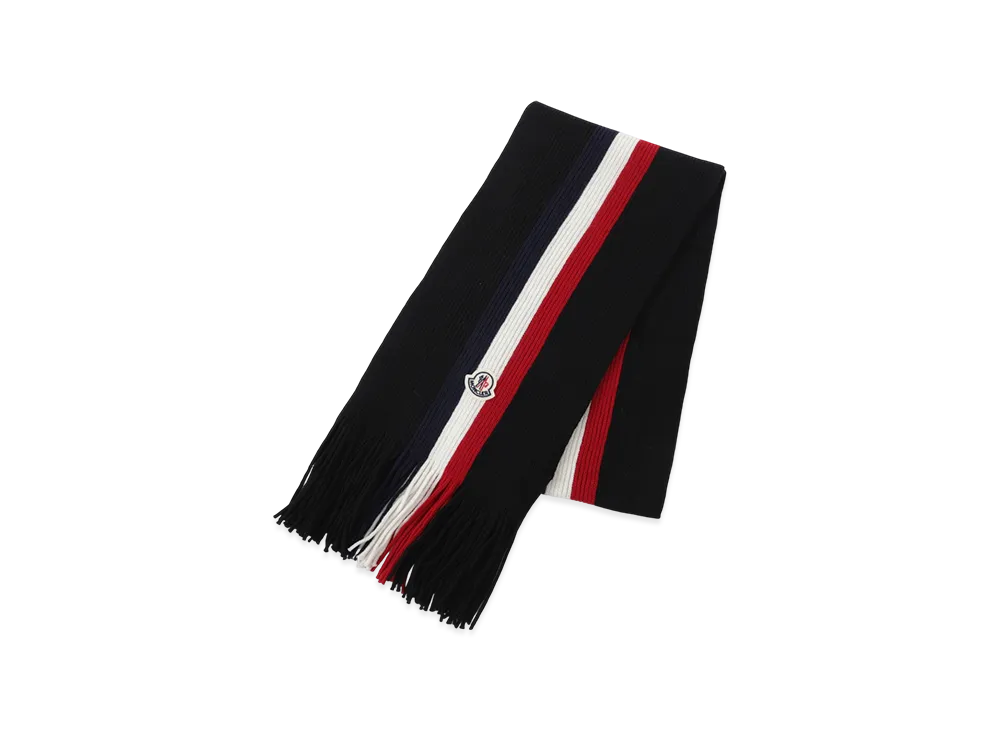 MONCLER Mens Scarf "Black"