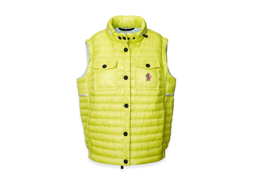 Moncler Grenoble Day-Namic Gumiane Down Gilet "Neonyellow"