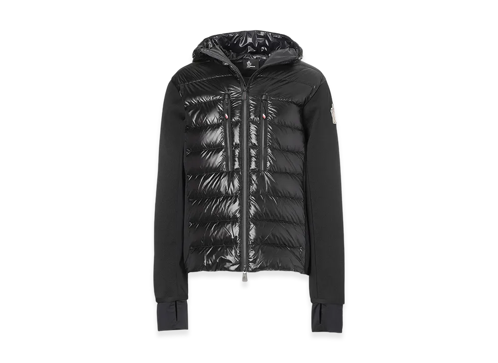 Moncler Grenoble Down Panel Zip-Up Parka "Black"
