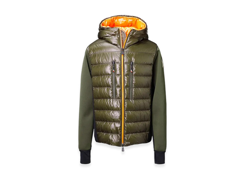 Moncler Grenoble Down Panel Zip-Up Parka "Khaki"