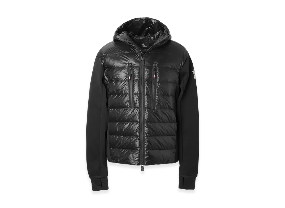 Moncler Grenoble Down Panel Knit Blouson "Black"