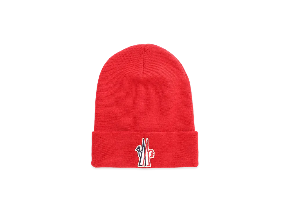 Moncler Grenoble Apres Ski Knit Cap "Red"