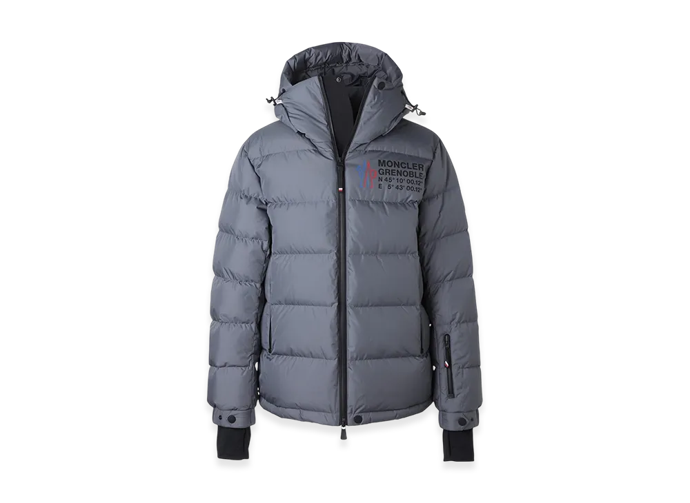 Moncler Grenoble Isorno Hooded Down Jacket "Grey"
