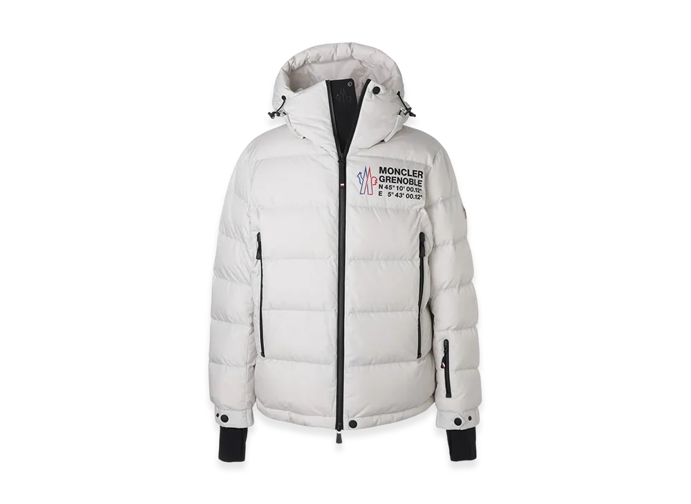 Moncler Grenoble Isorno Hooded Down Jacket "White"