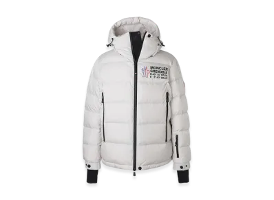 Moncler Grenoble Isorno Hooded Down Jacket "White"