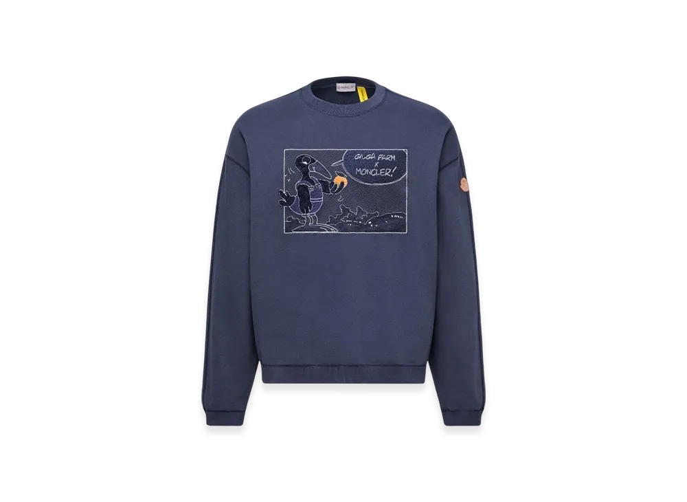 MONCLER x Gilga Farm by Donald Glover Cotton Sweatshirt "Navy"