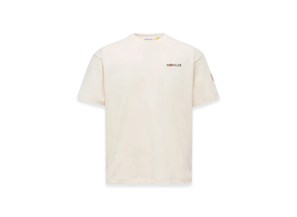MONCLER x Gilga Farm by Donald Glover Cotton T-Shirt "Ivory"