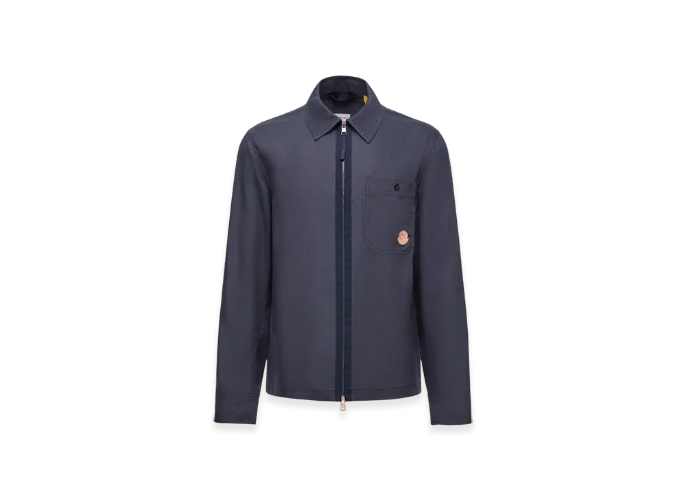 MONCLER x Gilga Farm by Donald Glover Linen Blend Shirt "Dark Blue"