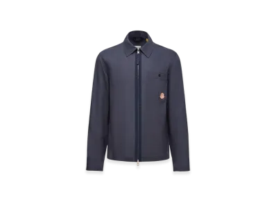 MONCLER x Gilga Farm by Donald Glover Linen Blend Shirt "Dark Blue"