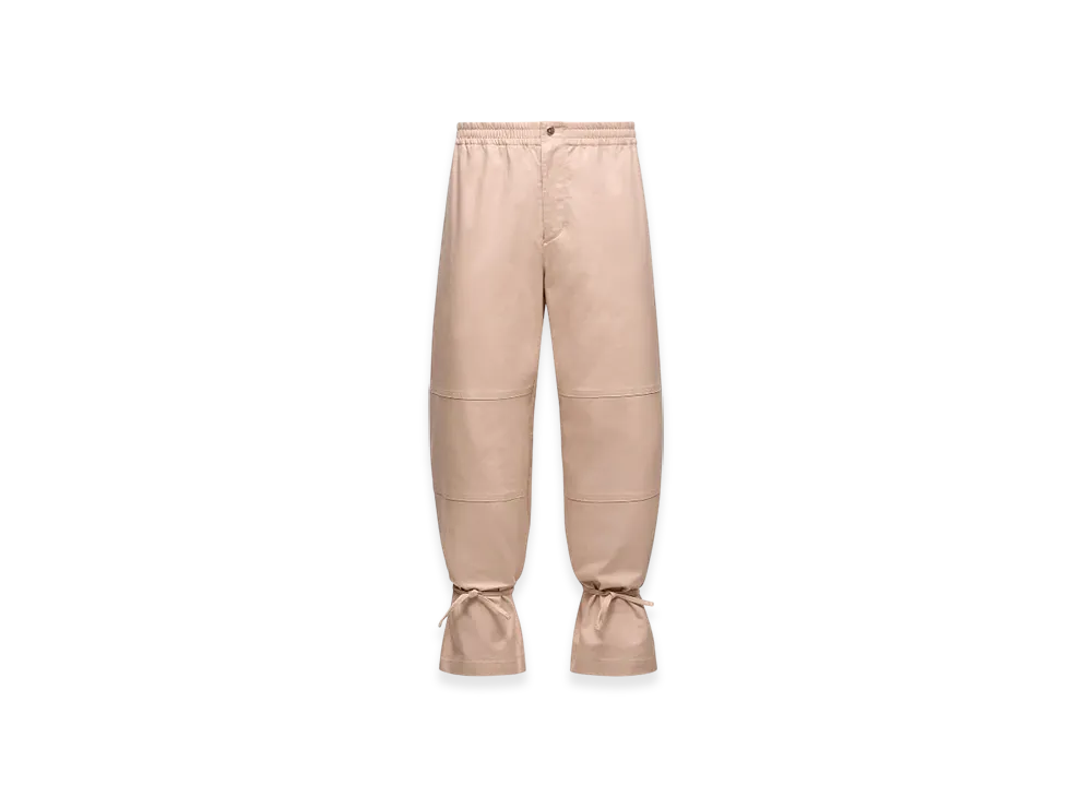 MONCLER x Gilga Farm by Donald Glover Cotton Gabardine Trousers "Peach"