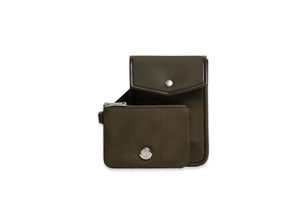 MONCLER Padded Crossbody Bag "Olive Green"