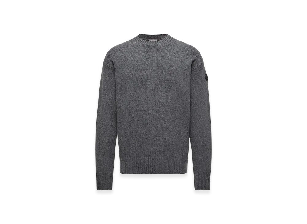 MONCLER Wool & Cashmere Jumper "Dark Grey"