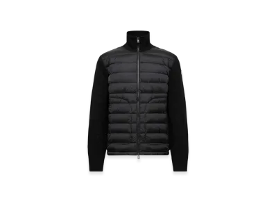 MONCLER Padded Zip-Up Cardigan "Black"