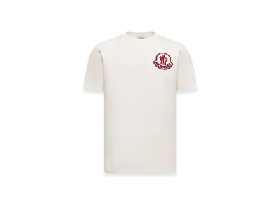 MONCLER Logo Cotton T-Shirt "White"