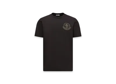 MONCLER Logo Cotton T-Shirt "Black"