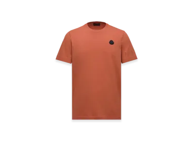 MONCLER Logo Cotton T-Shirt "Dark Orange"