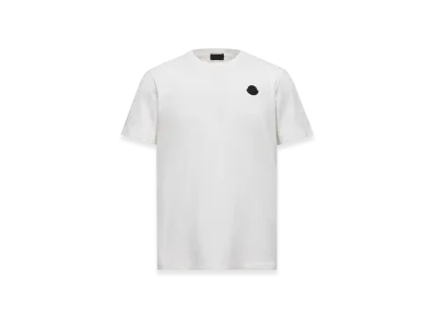 MONCLER Logo Cotton T-Shirt "White"