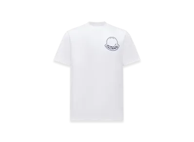 MONCLER Logo Cotton T-Shirt "White"