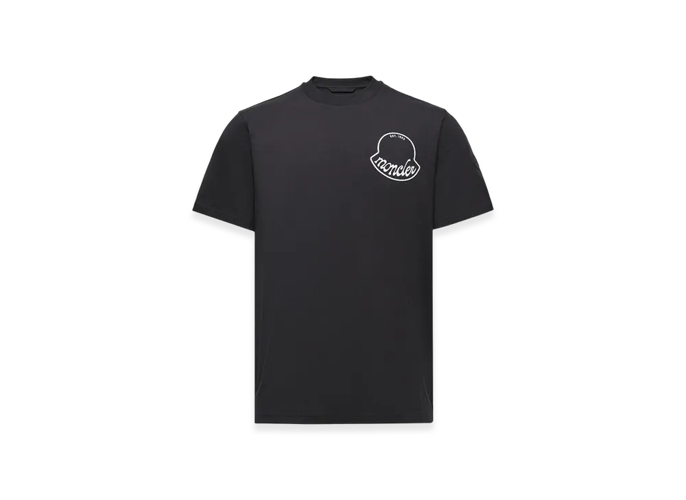 MONCLER Logo Cotton T-Shirt "Black"