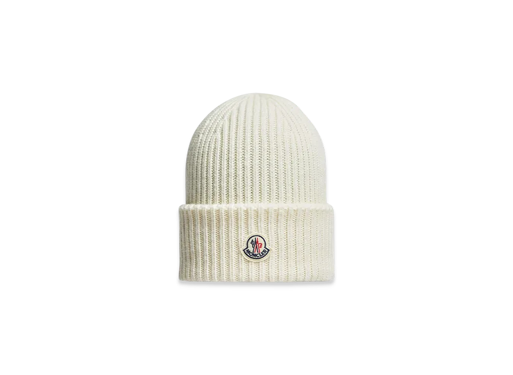 MONCLER Wool & Cashmere Beanie "White"