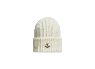 MONCLER Wool & Cashmere Beanie "White"
