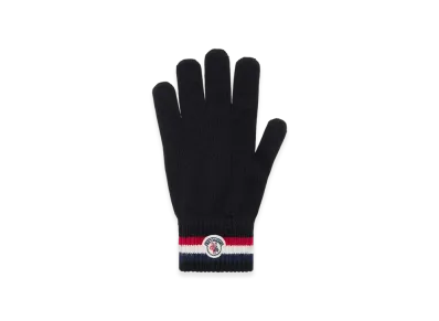 MONCLER Tricolour Wool Gloves "Black"