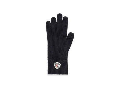 MONCLER Wool Gloves "Navy Blue"
