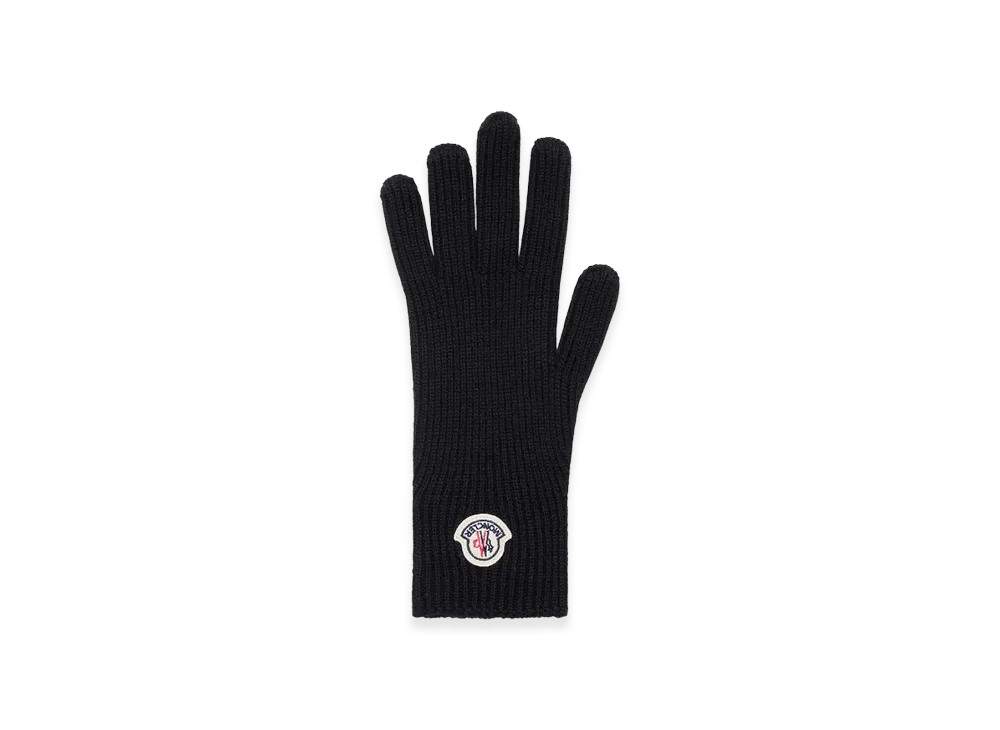 MONCLER Wool Gloves "Black"