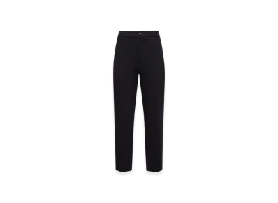 MONCLER Cotton Blend Tailored Trousers "Blue"
