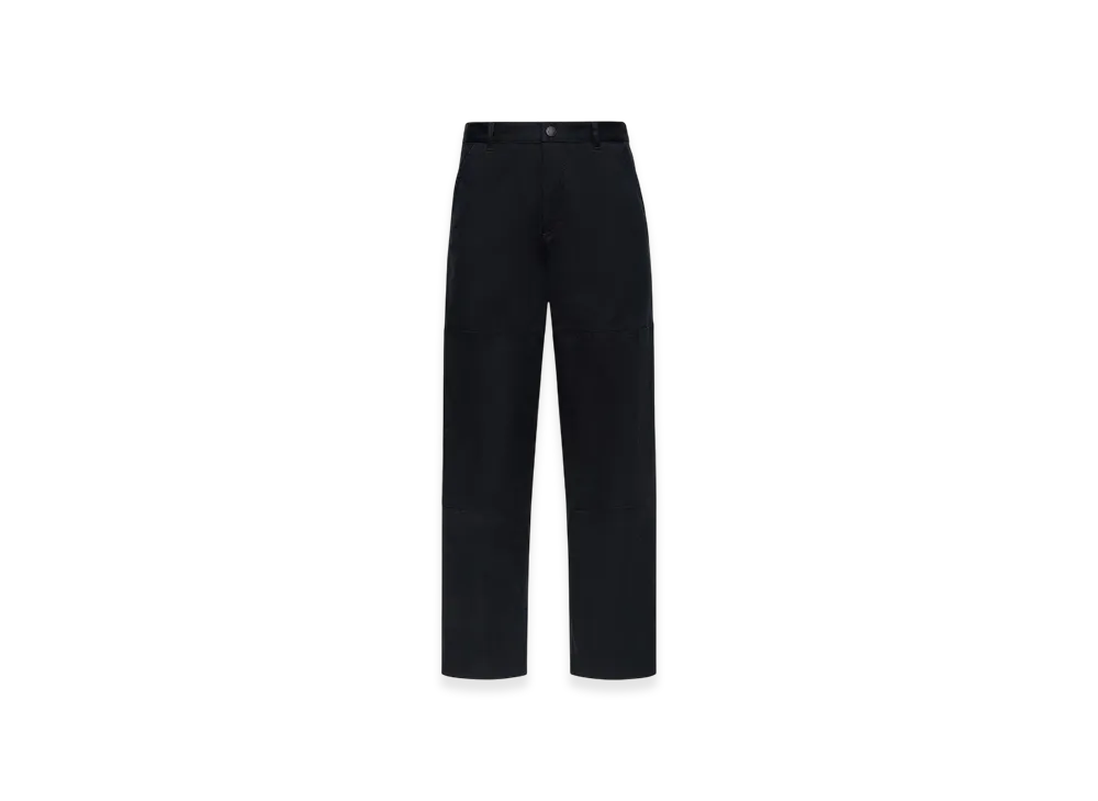 MONCLER Cotton Gabardine Trousers "Navy Blue"