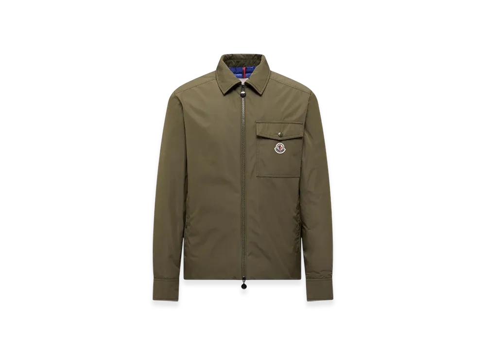 MONCLER Vigeon Down Shirt Jacket "Olive Green"