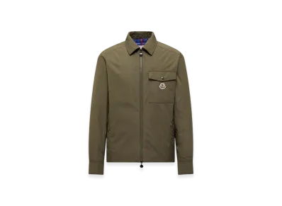MONCLER Vigeon Down Shirt Jacket "Olive Green"