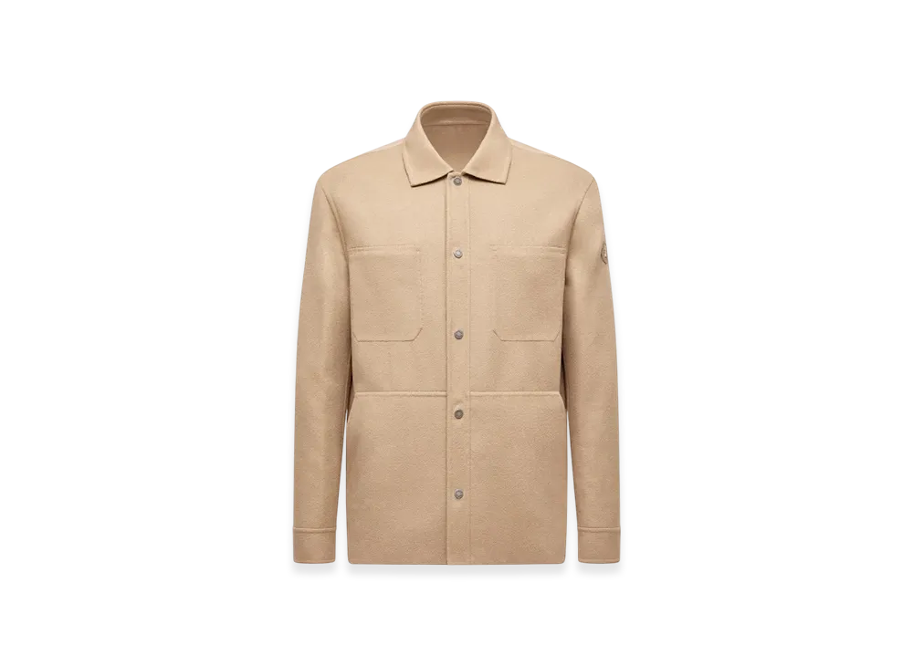 MONCLER Tagnit Reversible Wool Shirt Jacket "Brown"