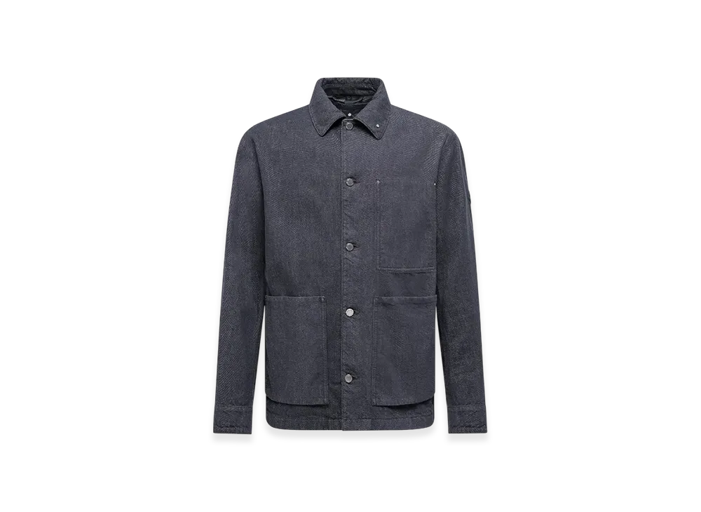 MONCLER Forets 3-in-1 Denim Down Shirt Jacket "Denim"