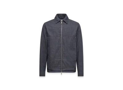 MONCLER Ormoy Denim Down Shirt Jacket "Denim"