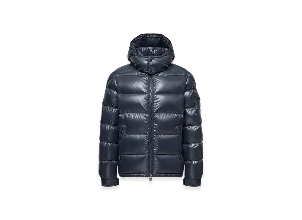 MONCLER Maya Hooded Short Down Jacket "Navy Blue"