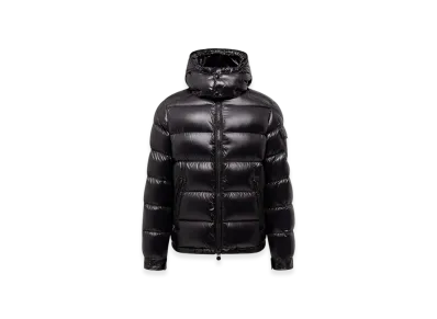 MONCLER Maya Hooded Short Down Jacket "Black"