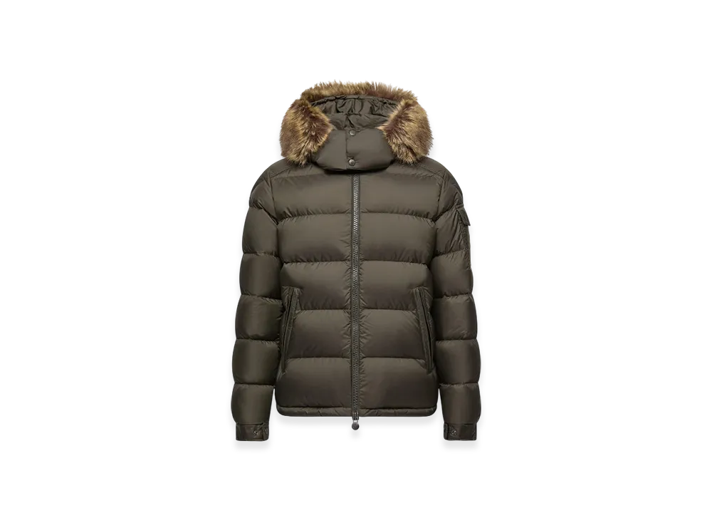 MONCLER Mayaf Hooded Short Down Jacket "Olive Green"