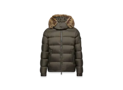 MONCLER Mayaf Hooded Short Down Jacket "Olive Green"