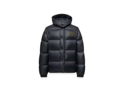 MONCLER Cyclone 2-in-1 Hooded Short Down Jacket "Dark Blue"