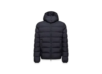 MONCLER Montbrocq Hooded Short Down Jacket "Navy Blue"