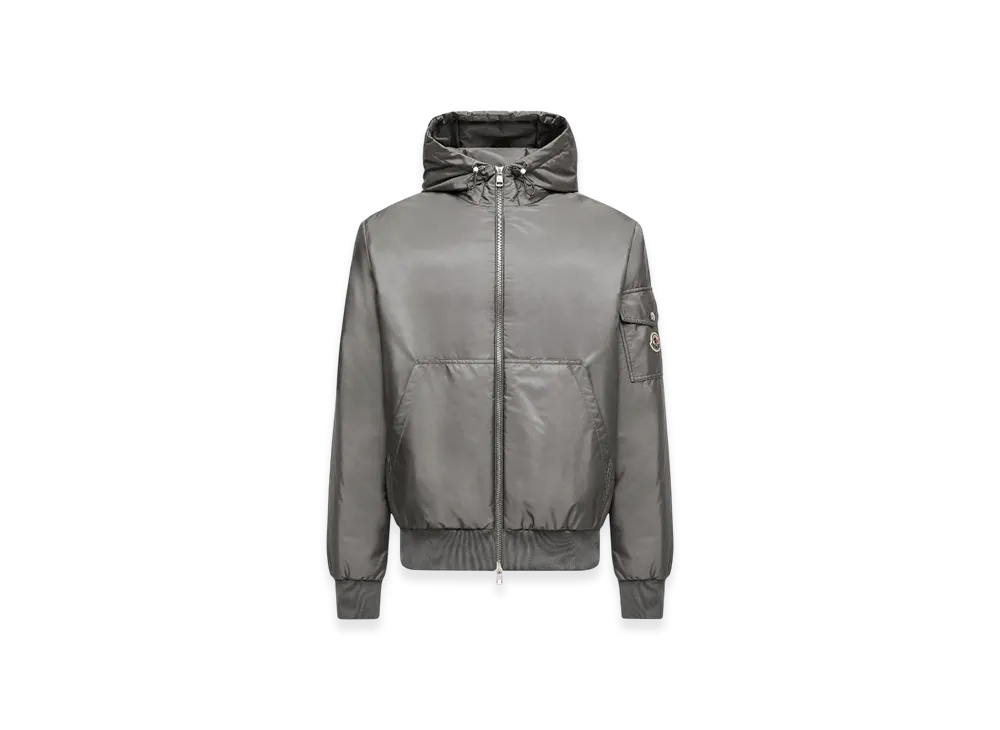MONCLER Poiliot Hooded Short Down Jacket "Grey"
