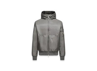 MONCLER Poiliot Hooded Short Down Jacket "Grey"