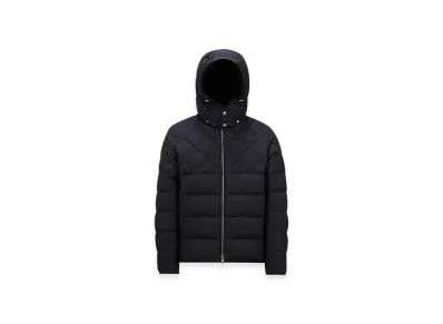 MONCLER Cecaud Hooded Short Down Jacket "Navy Blue"