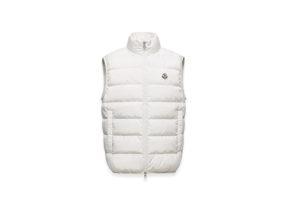 MONCLER Contrin Down Gilet "White"