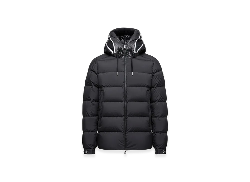 MONCLER Cardere Hooded Short Down Jacket "Black"